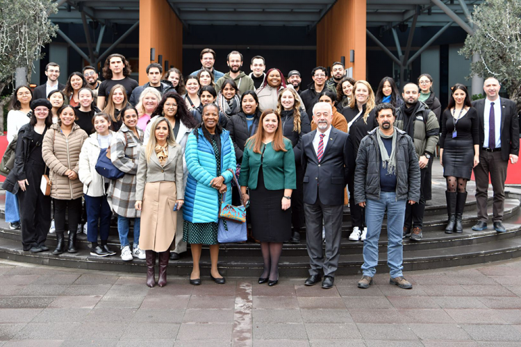 Visitors from New York University
